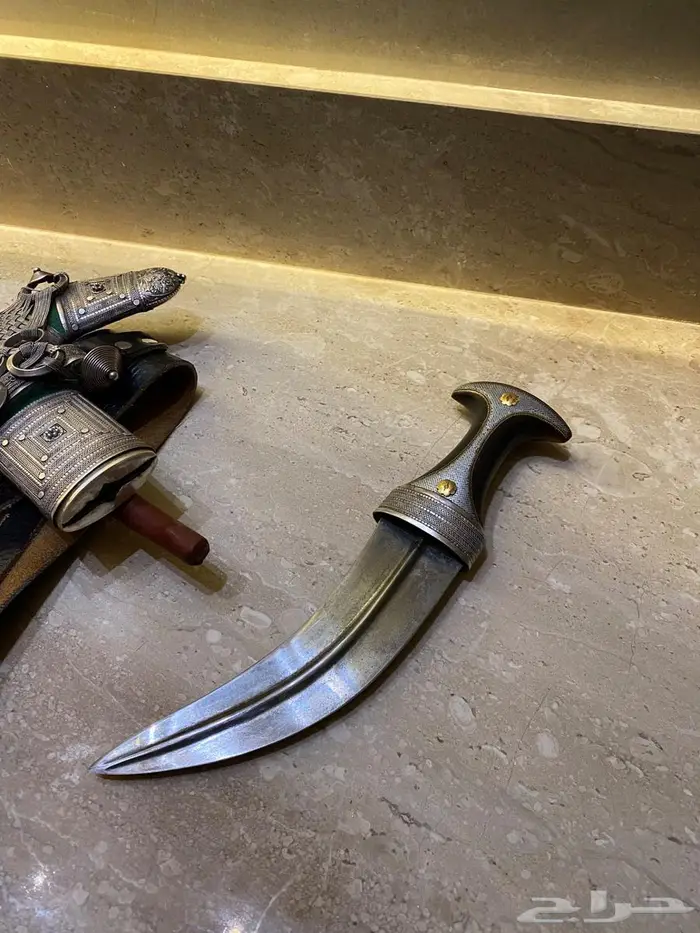 جنبية ذهب عيار 24 وفضة أصلية 9