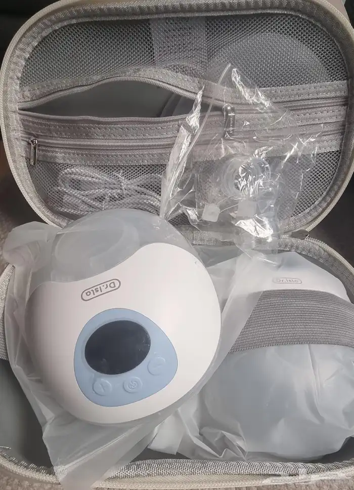 مضخه ثدي كهربائية قابله للارتداء قطعتين 2