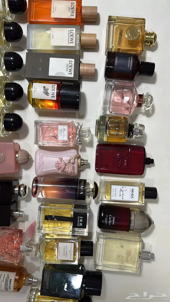 عطور اصليه بدون كراتين بربع القيمه 9