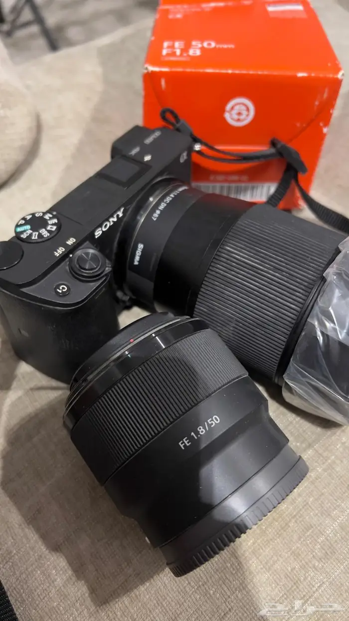 معدات للبث المباشر والتصوير sony a6400 0