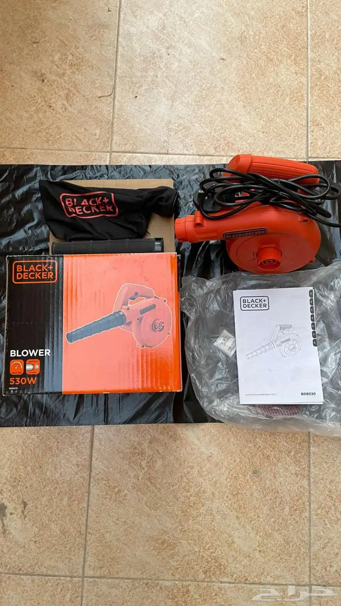 منفاخ هواء بلاك دكر - بدون اي ملاحظات شرط 100 0