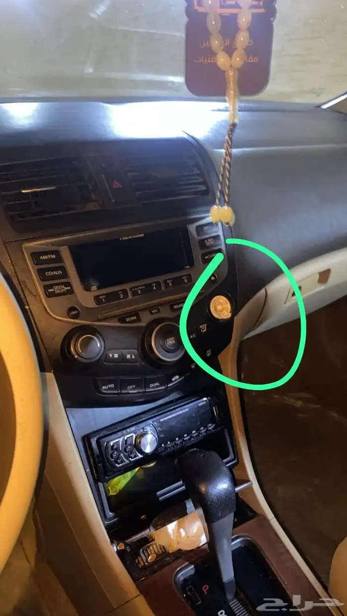 هوندا اكورد مديل 2007 مرشوش على نظافه ممشى قليل 14