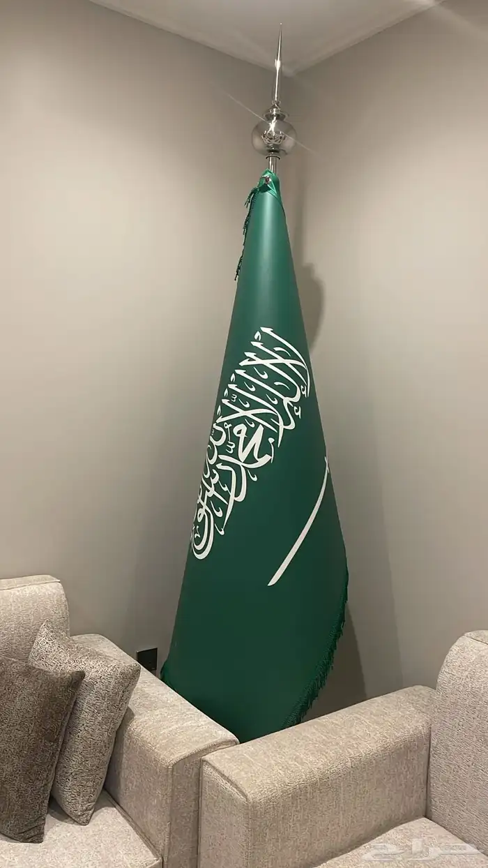 علم السعودية طباعة شعارات ريشة إعلانية طقم صور رول أب حاجز 5