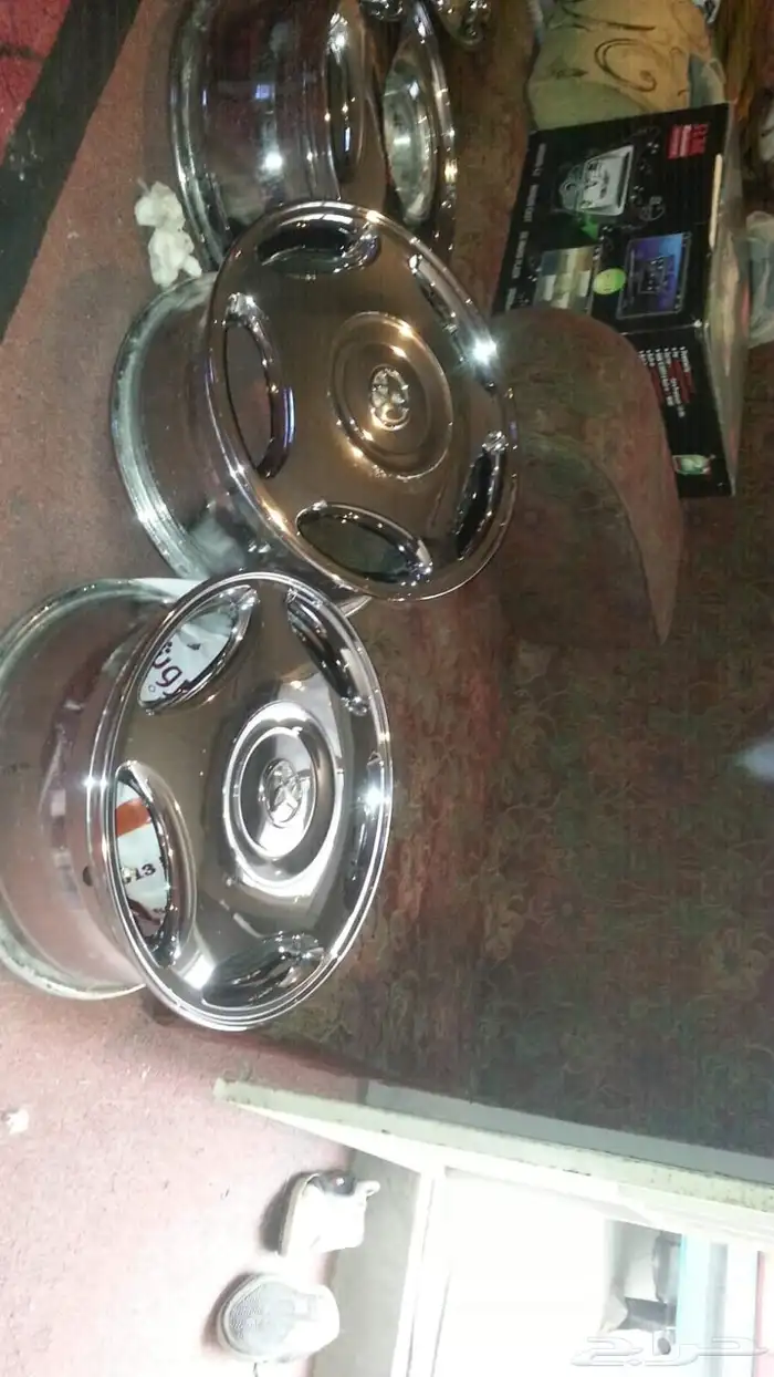 الجنوط حق الكزس 400 LS اصليه بدون خراطه 1