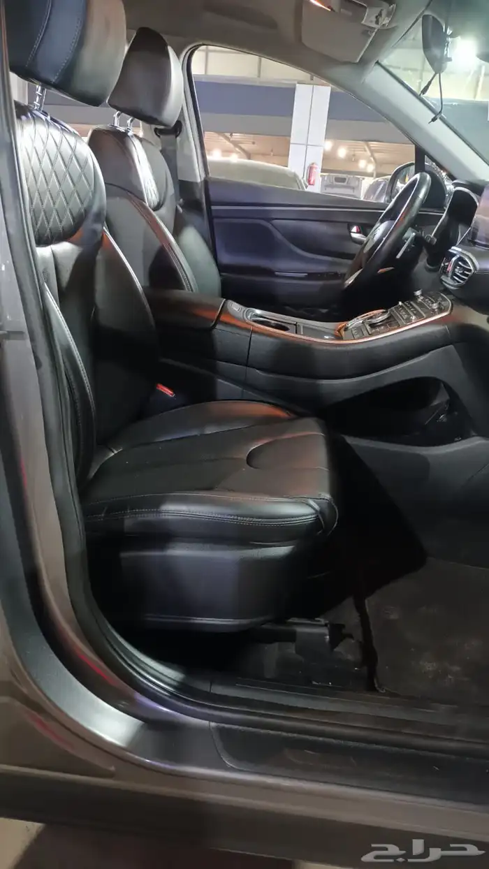 هيونداي سنتافي رصاصي 2022 ديزل بطاقة جمركية وارد كوريا 6