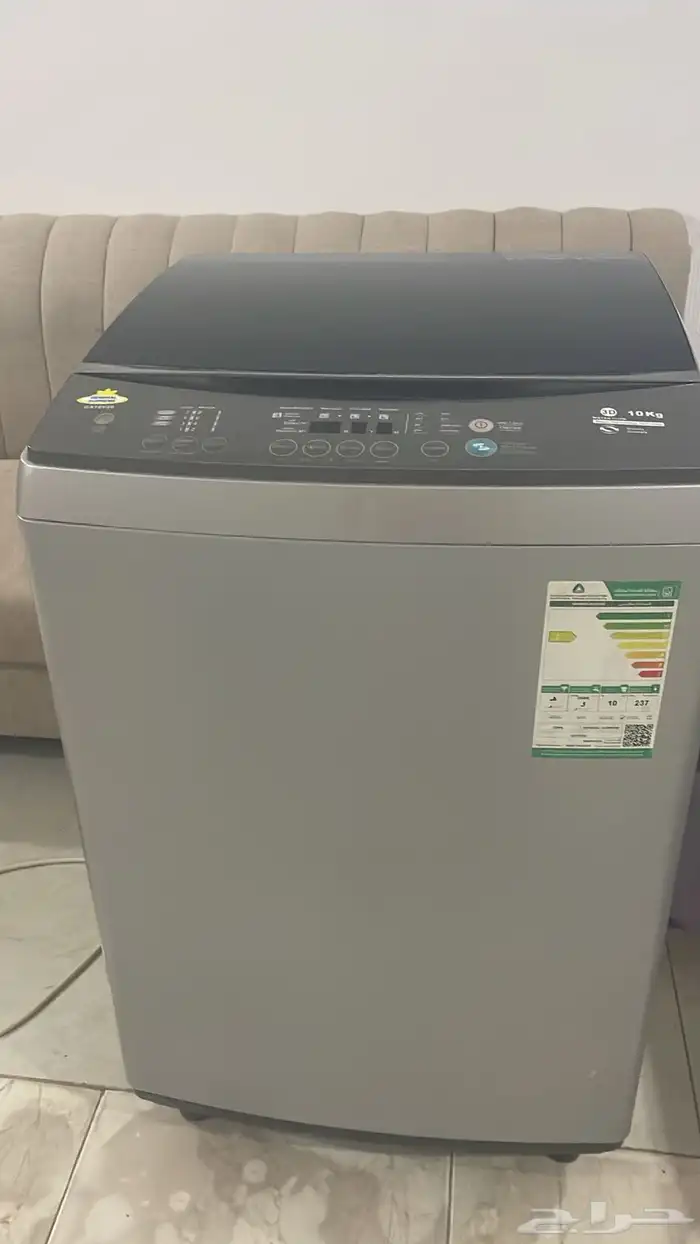 غسالة اتوماتيك 10 كيلو وسخان ماء اتوماتيك 10