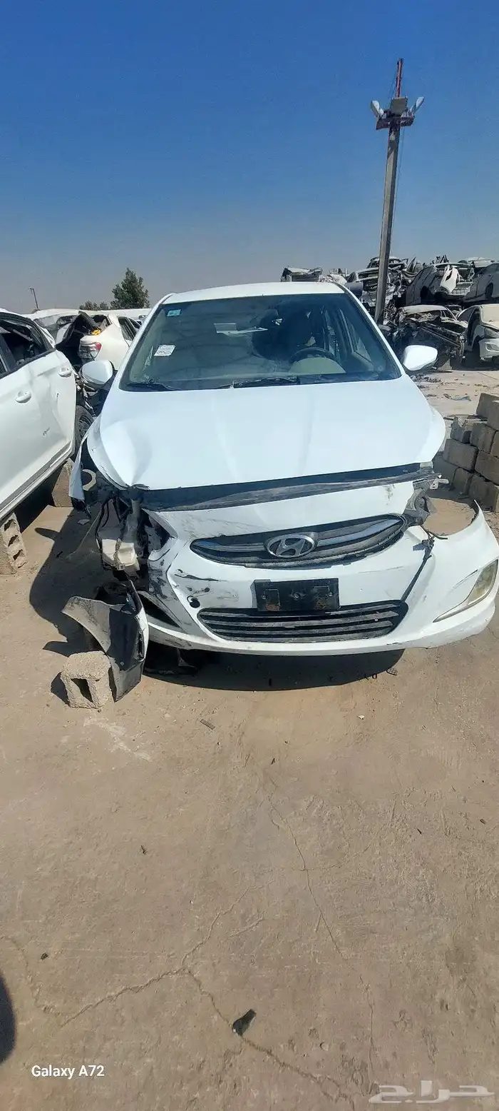 اكسنت 2016 مصدومه تشليح قطع غيار فقط 1