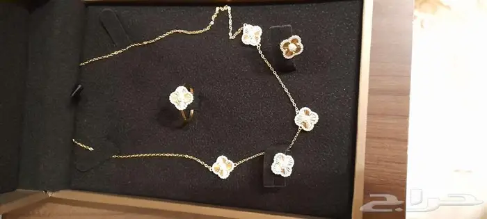 طقم فضه و ساعه 2