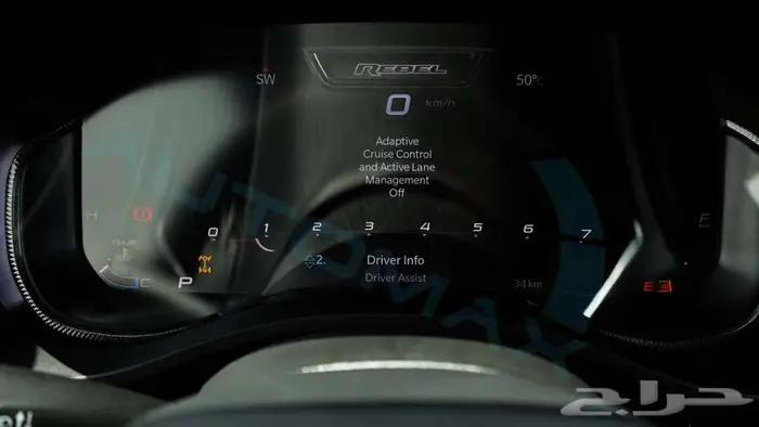 2025 دودج رام 1500 ريبيل GT محرك هوريكان خليجي اصفار 9