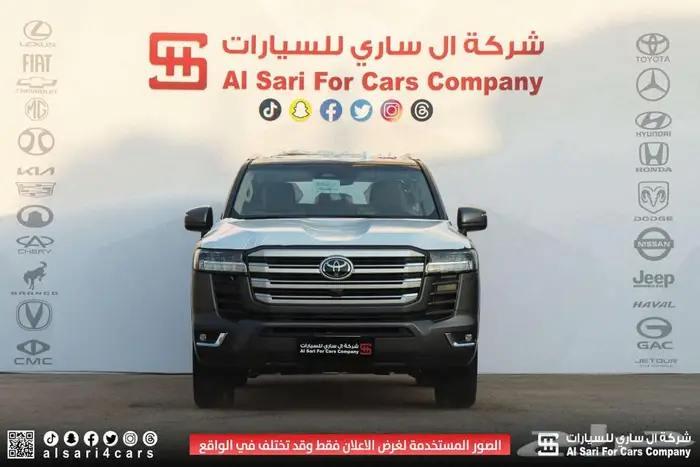 تويوتا لاند كروزر GXR L3 2025 اقساط بنوك وشركات 0