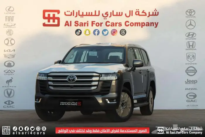تويوتا لاند كروزر GXR L3 2025 اقساط بنوك وشركات 24