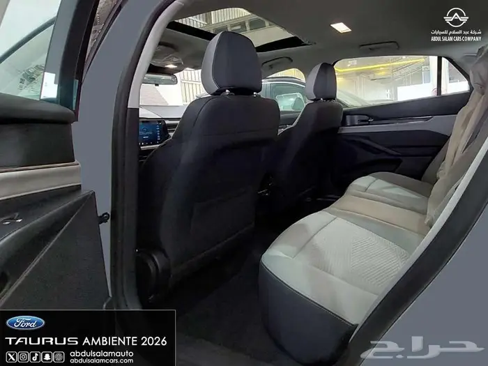 فورد تورس امبيانتي 2026 متوفره كاش واقساط صيانه مجانيه 10