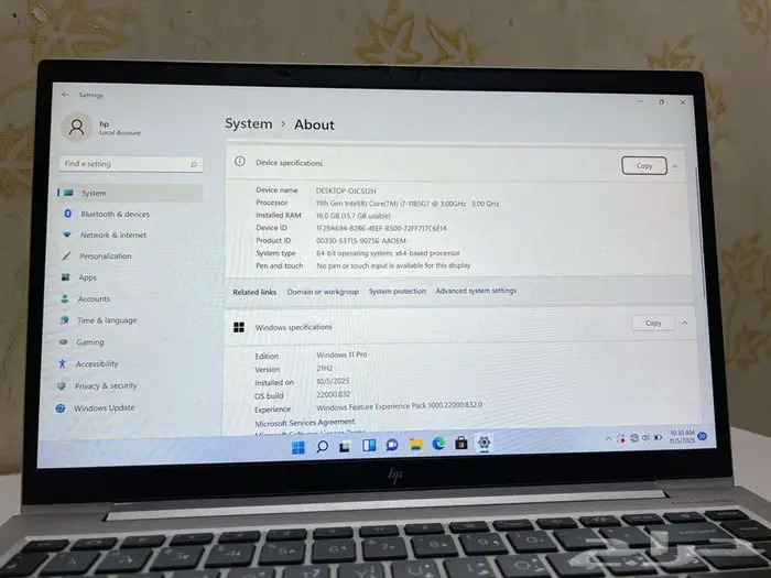 For Sale  HP   Touch Screen   Core i7 11th Gen  16GB RAM 2