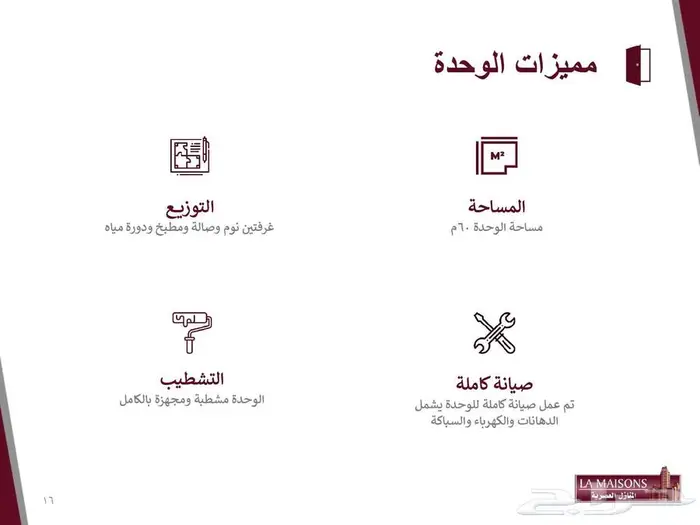 للايجار شقة سكنية رقم 21 بمركز مليباري السكني 13