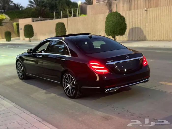 مرسيدس S450 أسود 2020 بدي وكالة عداد 84 ألف بحالة الوكالة. 8