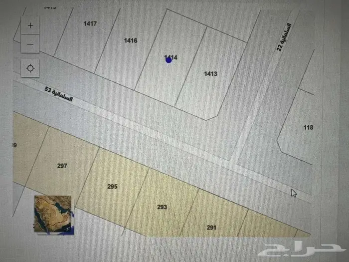 ارض للبيع في حفر الباطن السليمانية 0