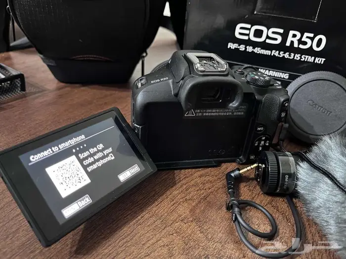 كاميرا كانون EOS R50   بدون مرآة (Mirrorless) شبه جديييدة 6