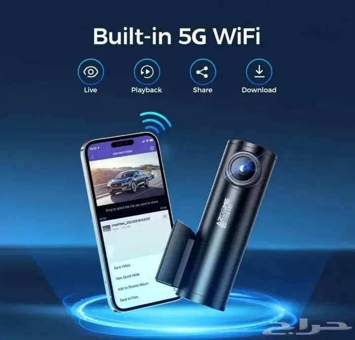 داش كام AZDOME M300S 4K 5