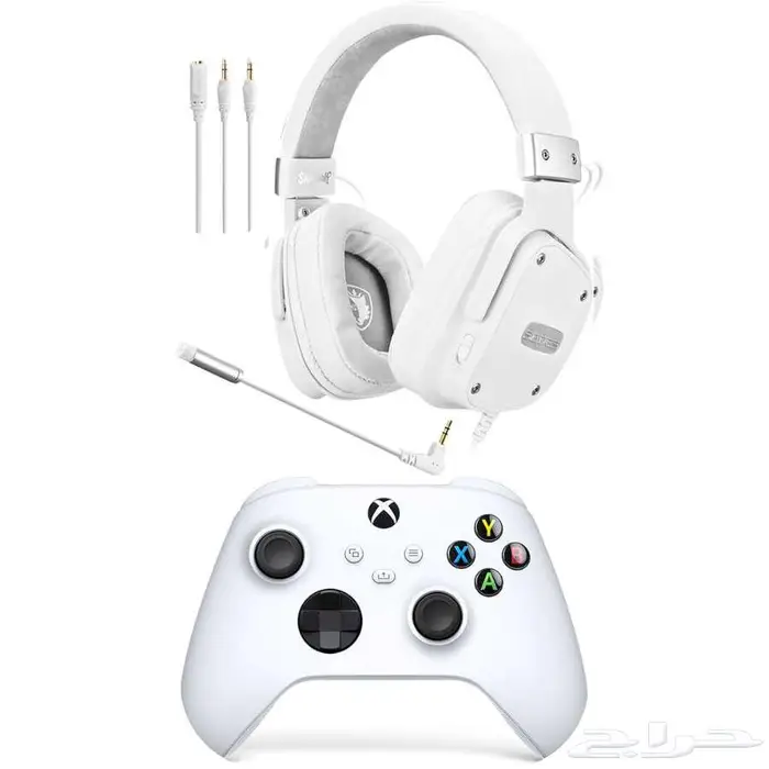 باقة الجيمرز 3  سماعة سنووولف من سيدس   يد اكس بوكس ابيض 0