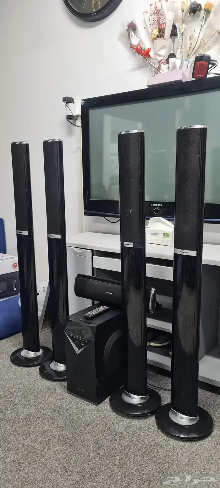 مسرح منزلي كامل ماركة نيكاي بالريموت 350 ريال 4