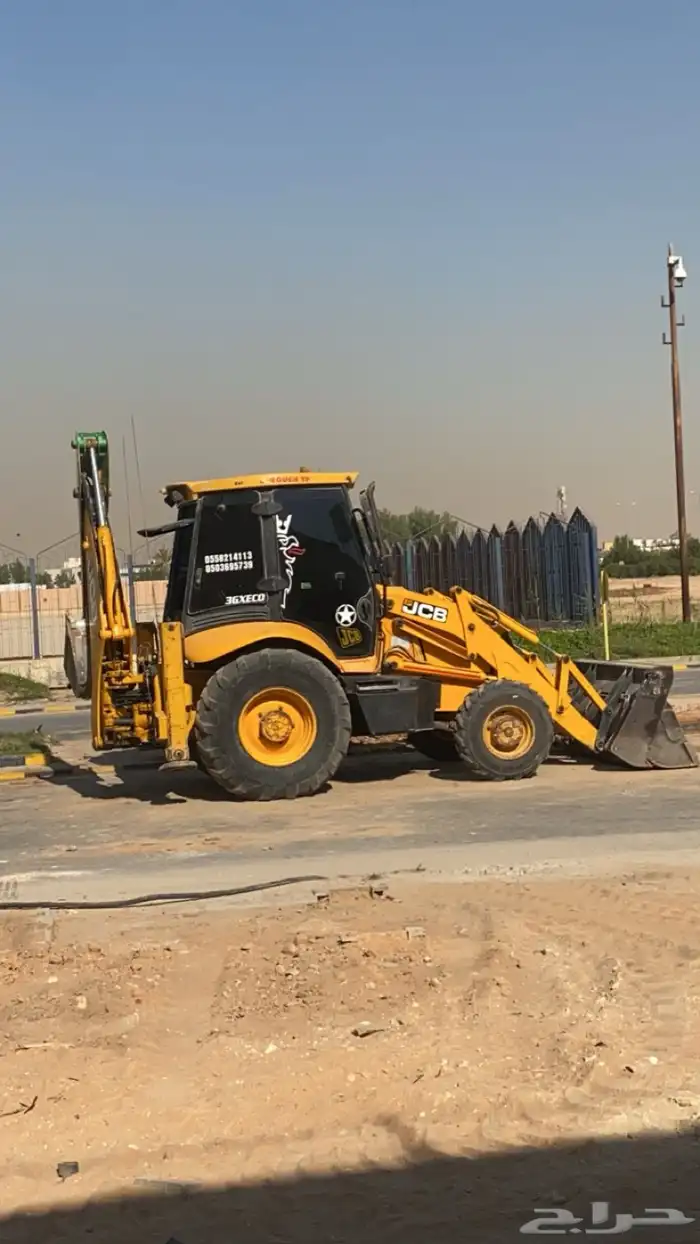 شيول حفار جي سي بي للابجار داخل الرياض 0