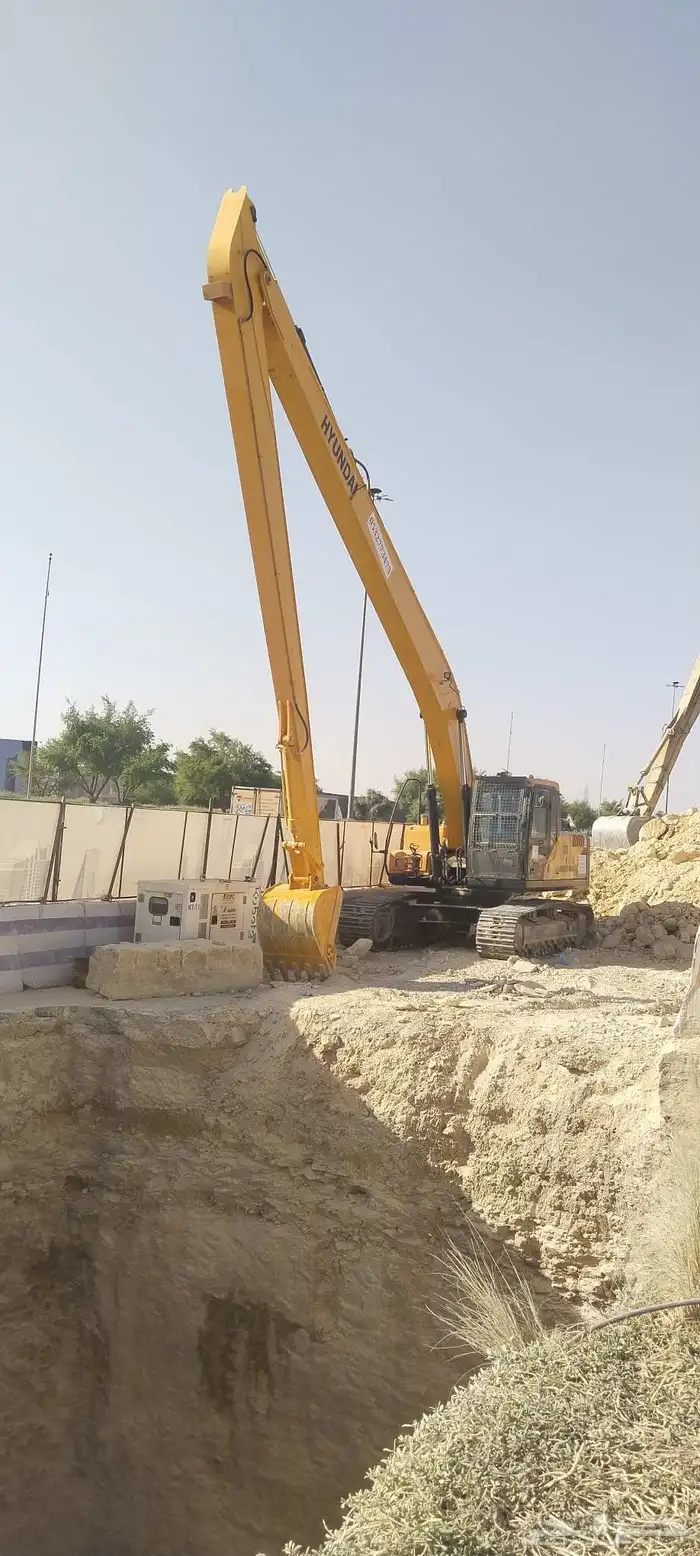 بوكلين بوم طويل ذراع طويل هونداي طول البوم 20 متر 2