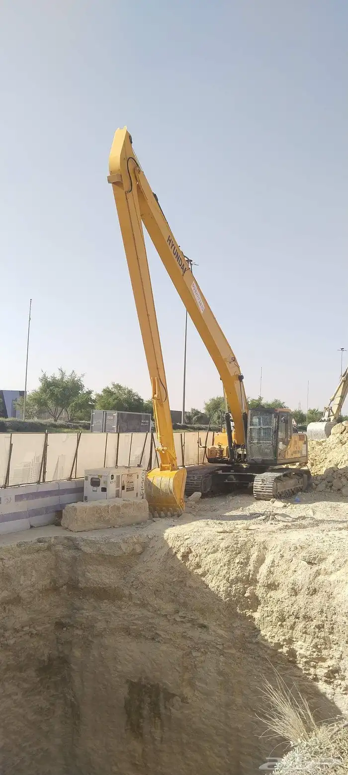 بوكلين بوم طويل ذراع طويل هونداي طول البوم 20 متر 1