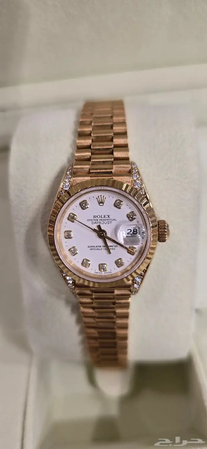 رولكس أصليه نسائي مقاس26مم 0