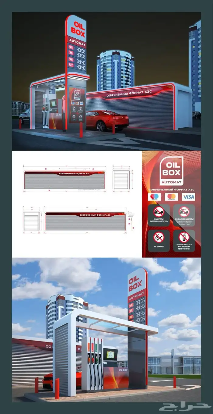 مختص تأهيل وتطوير محطات وقود ووسيط عقاري   . 2