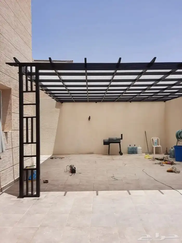 زجاج سكريت والمنيوم دربزين كنتارول استركشر بديل خشب برجولات 7