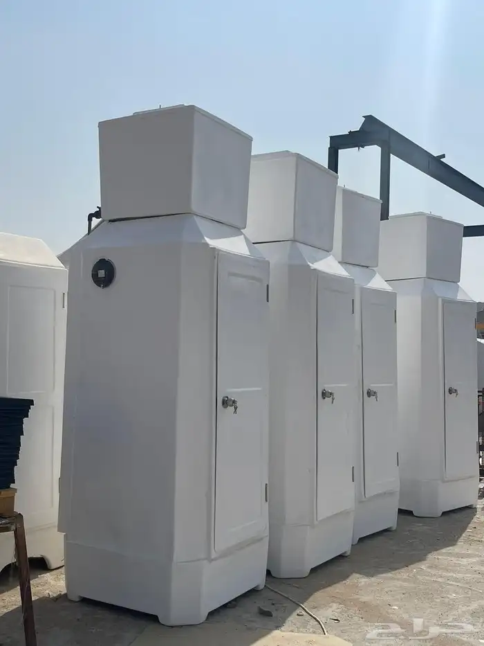 حمامات متنقله فايبر جلاس مقوى طبقتين 6