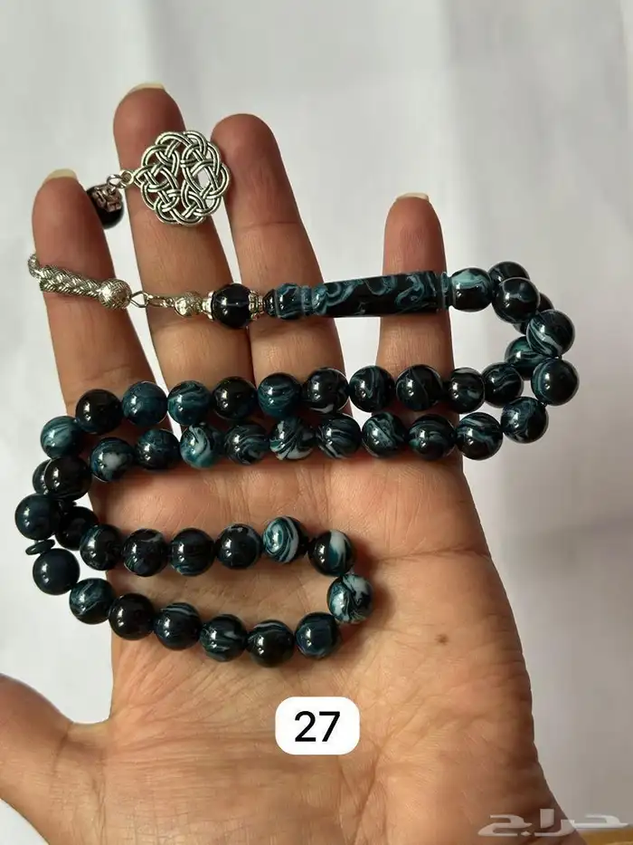 سبح بكلايت خيط ضد الغطع المقاس 10 ملي عدد الخرز 45 حبه البيع 47