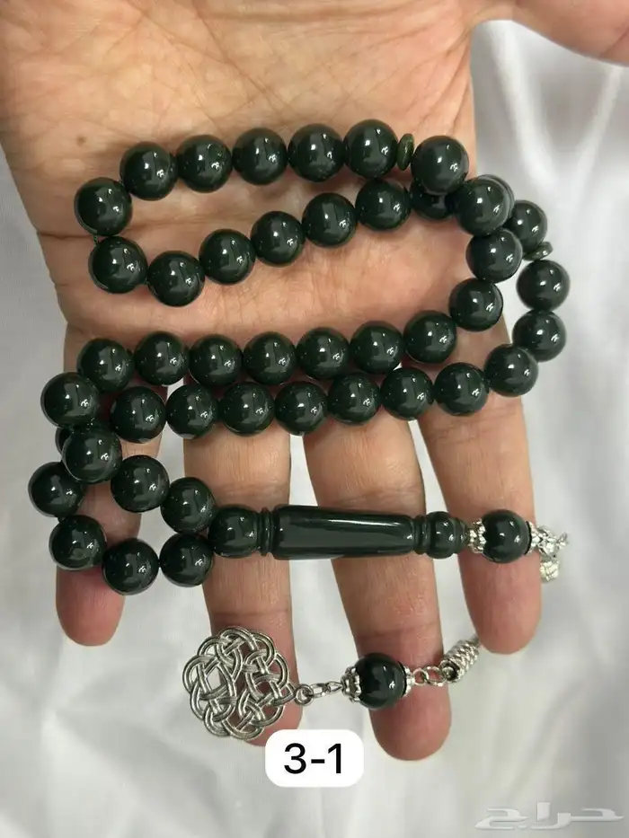 سبح بكلايت خيط ضد الغطع المقاس 10 ملي عدد الخرز 45 حبه البيع 33