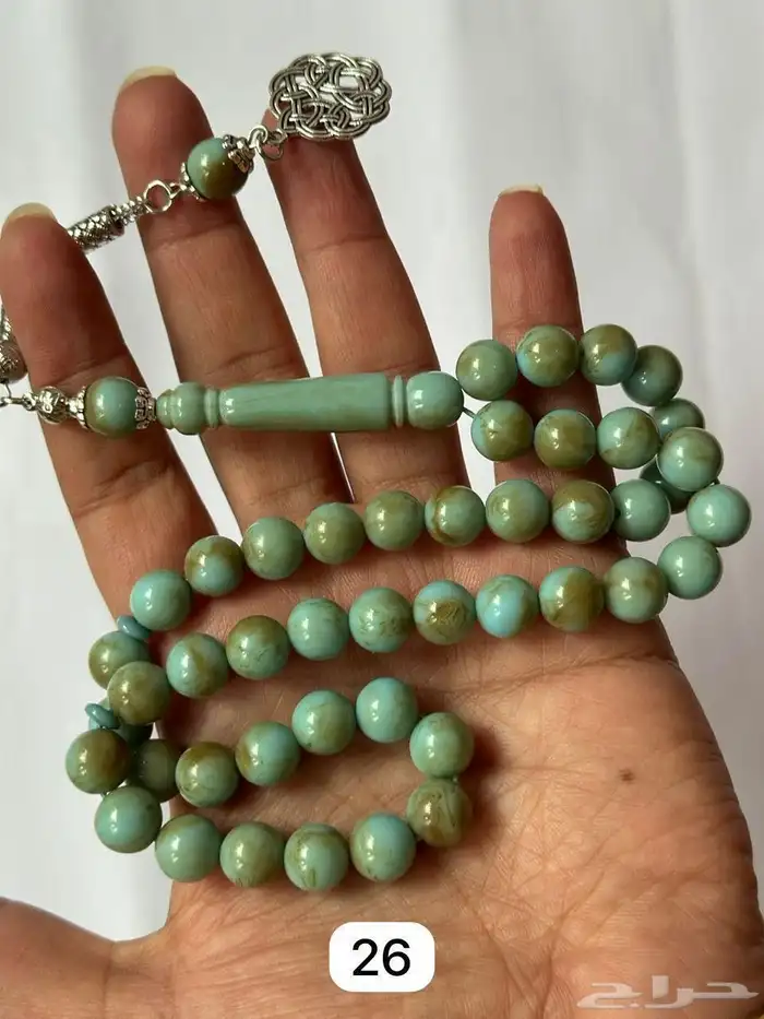 سبح بكلايت خيط ضد الغطع المقاس 10 ملي عدد الخرز 45 حبه البيع 11