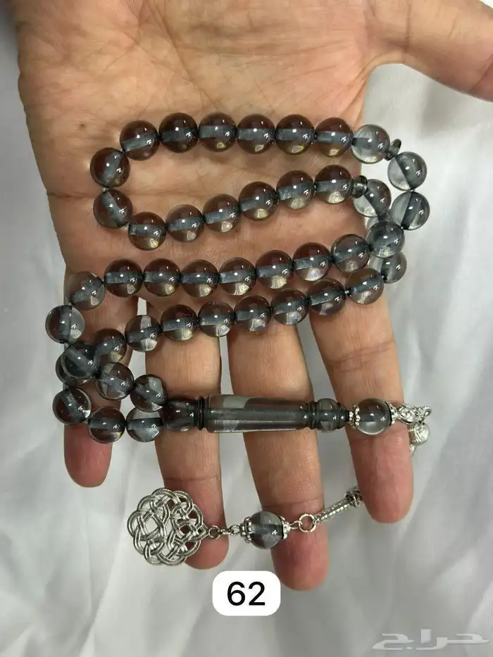 سبح بكلايت خيط ضد الغطع المقاس 10 ملي عدد الخرز 45 حبه البيع 34