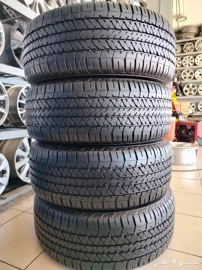 275 60 20 طقم كفرات اخ الجديد تاريخ 2024 برجستون 0