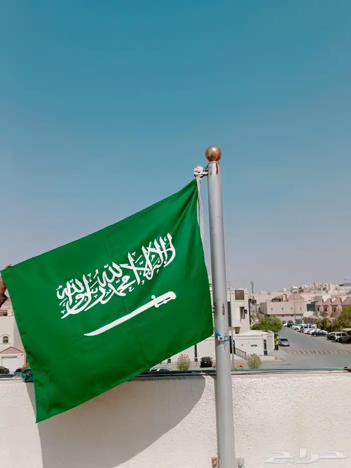 علم السعودية طباعة شعارات ريشة إعلانية طقم صور رول أب حاجز 10