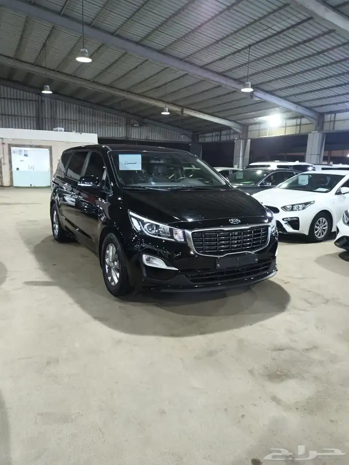 كيا كارنيفال اسود 2020 ديزل بطاقة جمركية وارد كوريا 1