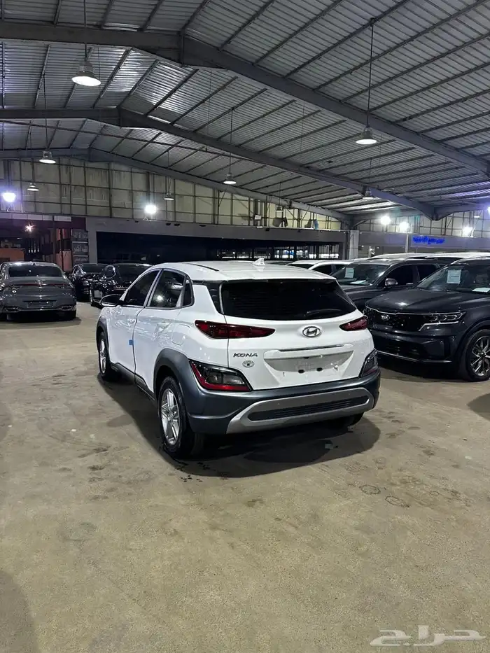 هيونداي كونا ابيض 2021 بنزين بطاقة جمركية وارد كوريا 4