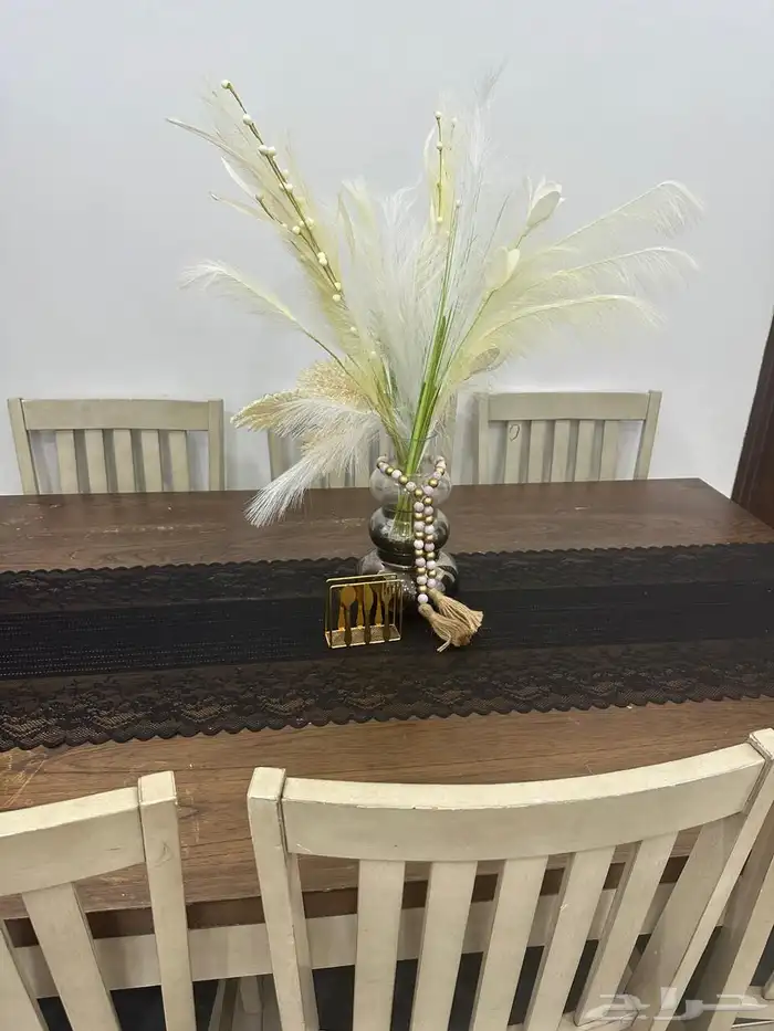 طاولة طعام ( سفرة ) من ست كراسي جيدة 3