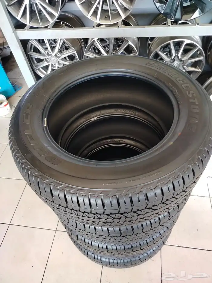 275 60 20 طقم كفرات اخ الجديد تاريخ 2024 برجستون 1