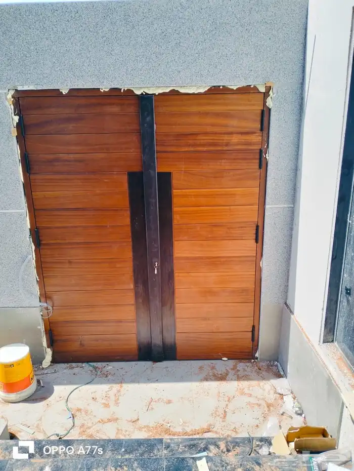 ابواب خشب خارجي خشب م نو سميلي 3