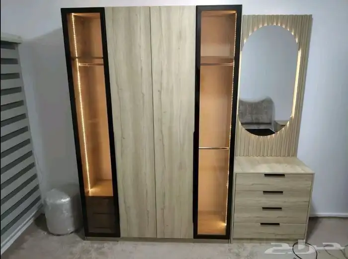 دواليب الملابس خزائن غرفة النوم ديكورات 35