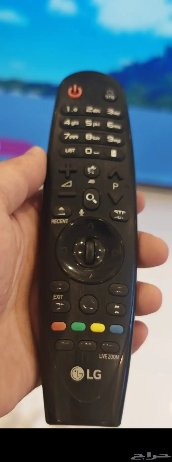 تلفزيون LG 65 بوصة 4k بحالة جيدة بسعر ممتاز 1100 ريال فقط 0