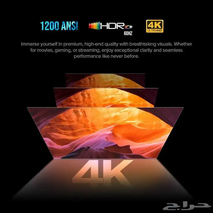 بروجكتر ذكي FHD 1080 اندرويد 12000 شمعة لمساحات كبيره 6