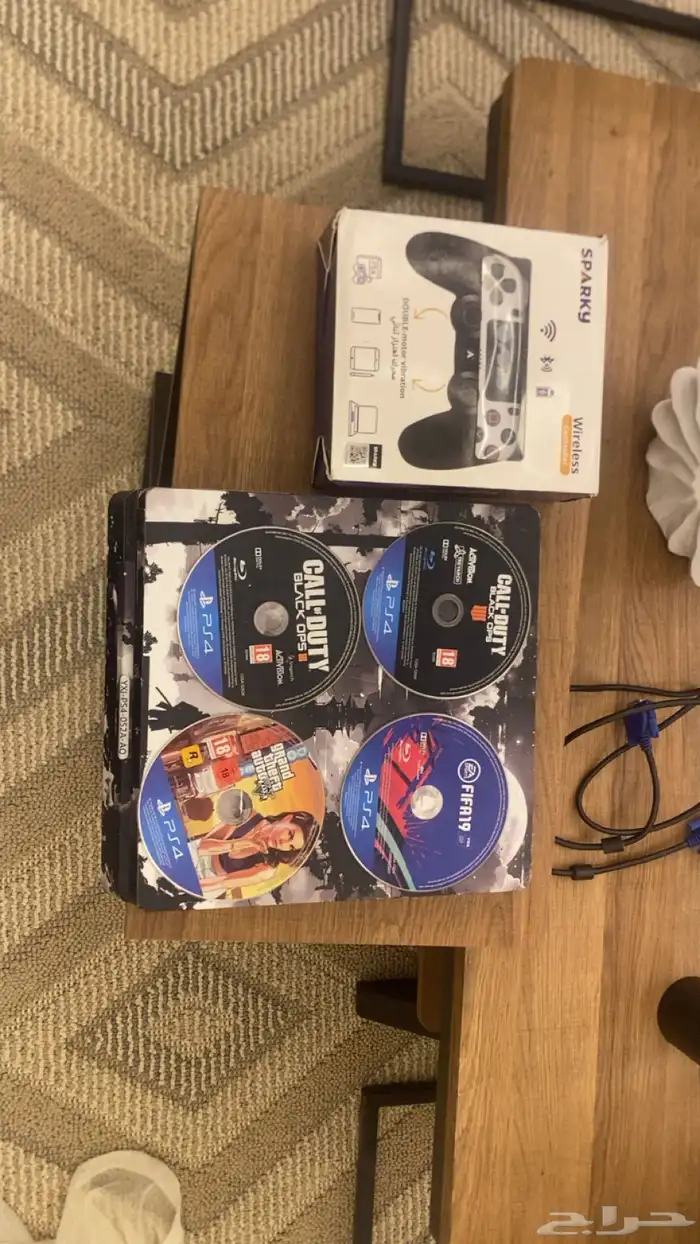 سوني فور سليم   اربع اشرطه   يد جديده بالكرتون 0