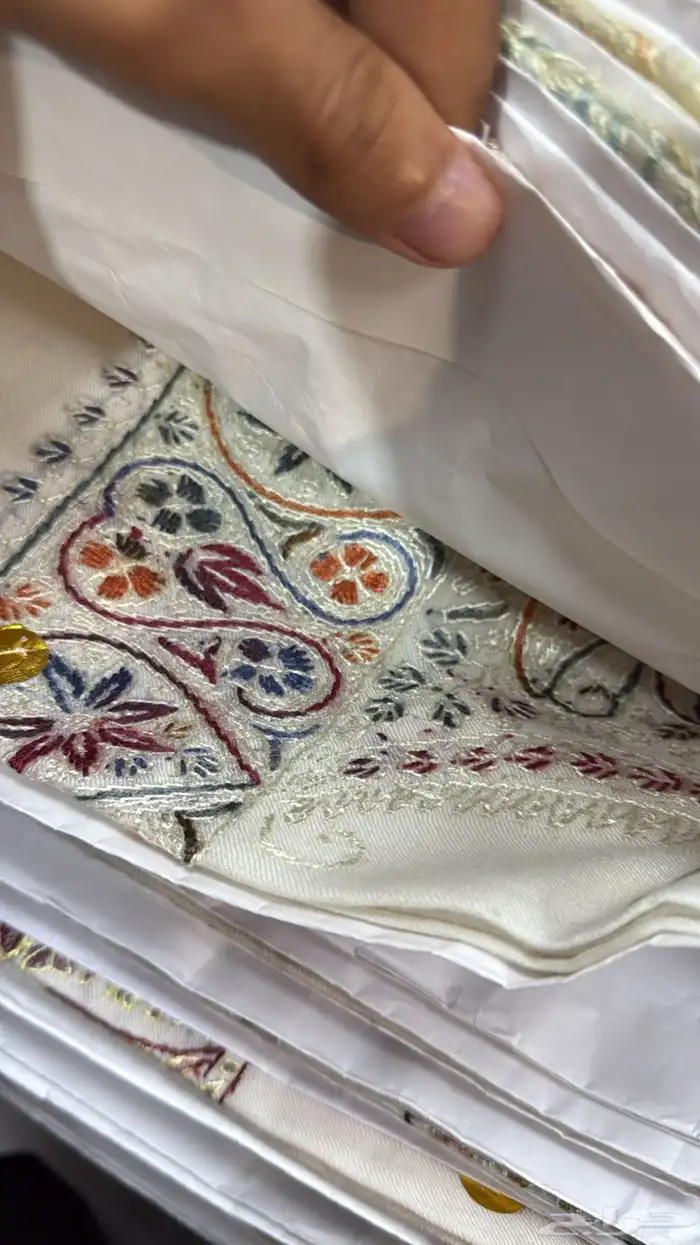 شالات كشميريه سوبر ترمه صناعه يدويه 46