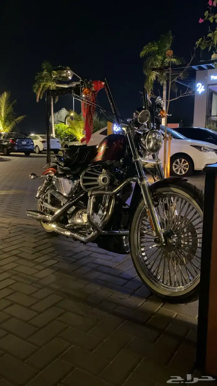 دراجه ناريه من نوع هارلي سبوستر كاستم موديل 2012 2