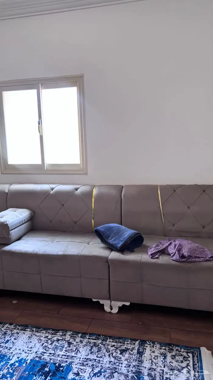 كنب مرتفع لون رمادي 4