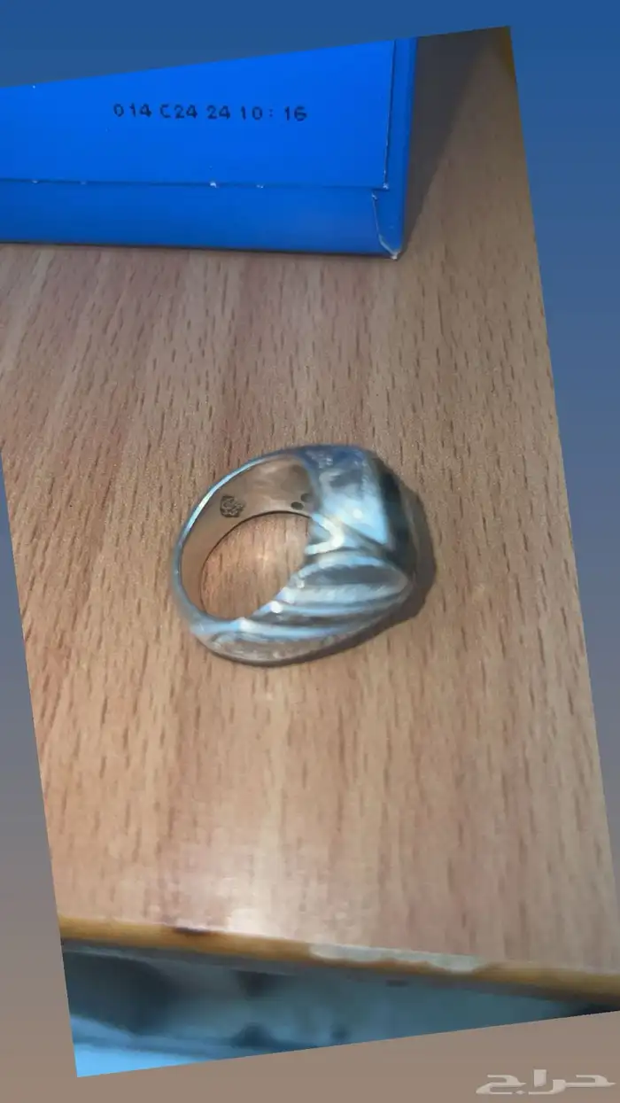خاتم موزنايت ثقيل شبيه الألماس عيار925 صياقة الشريف 0